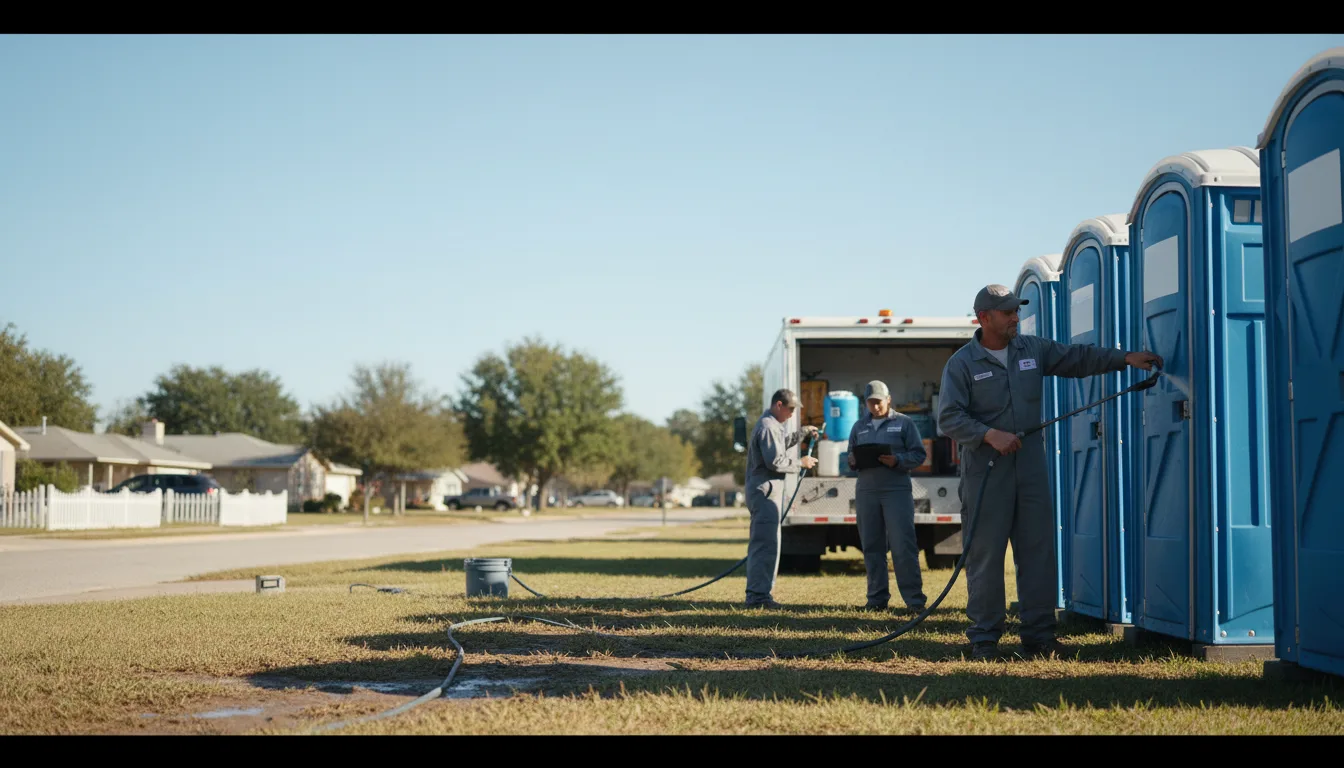 Long-Term Portable Toilet Rental in Goodwin, AR near me